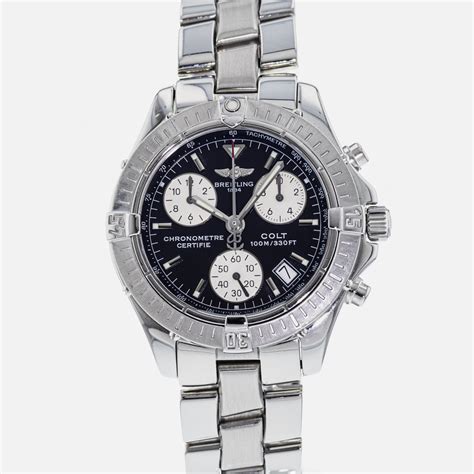 breitling aeromarine chrono colt quartz sq a73350|breitling chrono colt quartz.